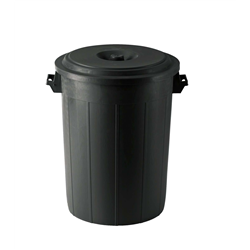 Beczka na paszę z pokrywą, czarny, 70l, Kerbl-347758661