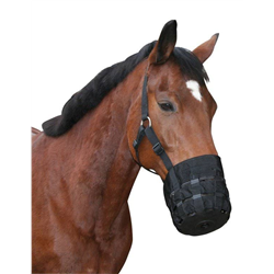 Kaganiec dla konia, nylonowy, czarny, roz. Pony, Covalliero-347761644