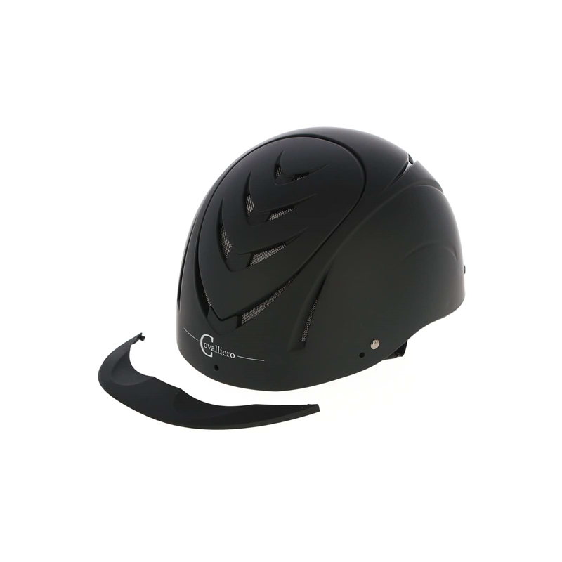Kask jeździecki Nerron, czarny, 51-54 cm, Covalliero-347754970