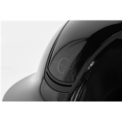 Kask jeździecki Eclipse Polo, lakierowany czarny, 52-56 cm, Covalliero-347553882