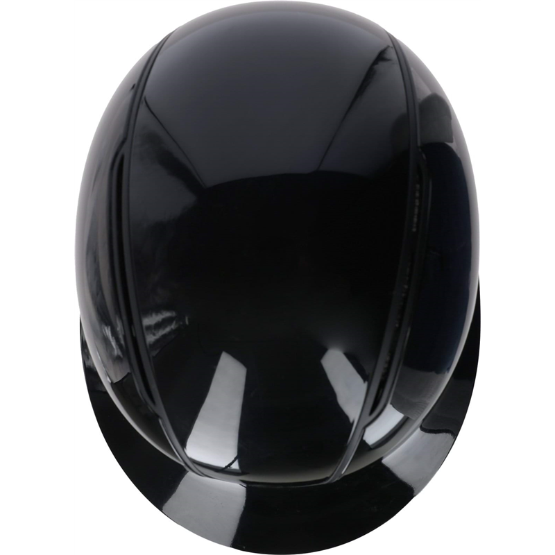 Kask jeździecki Eclipse Polo, lakierowany czarny, 58-61 cm, Covalliero-347553044