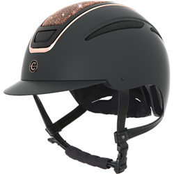 Kask jeździecki Elite, różowe złoto, 56-58 cm, Covalliero-347767285