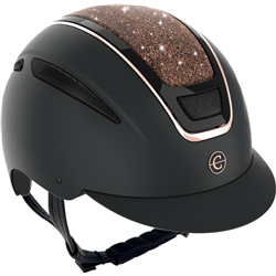 Kask jeździecki Elite, różowe złoto, 56-58 cm, Covalliero-347553577