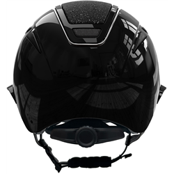 Kask jeździecki Elite Polo, lakierowany czarny, 56-58 cm, Covalliero-347767940