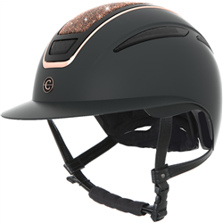 Kask jeździecki Elite Polo, różowe złoto, 59-61 cm, Covalliero-347767290