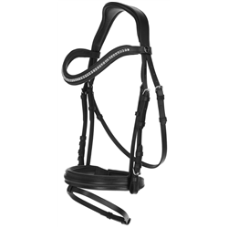 Ogłowie dla konia Clincher, czarny, roz. Full, Covalliero-347554428