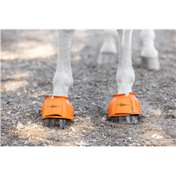 Kaloszki gumowe dla konia, pomarańczowy, roz. Pony, Covalliero-347766900
