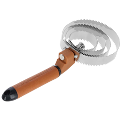 Zgrzebło spiralne Deluxe, brązowy/czarny, 26,5 cm, Covalliero-347553597