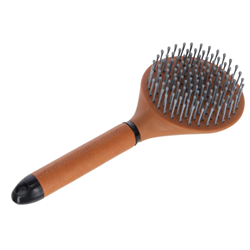 Szczotka do grzywy Deluxe, brązowy/czarny, 24,5 cm, Covalliero-347553129