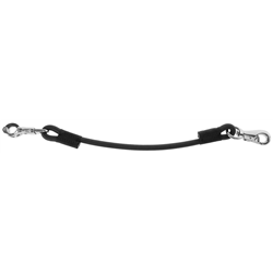 Elastyczna linka do przywiązywania konia, czarny, 60 cm, Kerbl-347767797