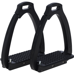 Strzemiona Secure, czarny, 12 cm, para, Covalliero-347767920