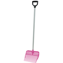 Widły do stajni EcoFork Mini, z trzonkiem, różowy, Kerbl-347768105
