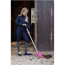 Widły do stajni EcoFork Mini, z trzonkiem, różowy, Kerbl-347768106