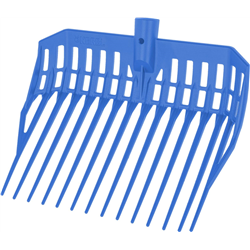 Widły do stajni EcoFork Mini, bez trzonka, niebieski, Kerbl-347554550