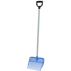 Widły do stajni EcoFork Mini, z trzonkiem, niebieski, Kerbl-347553205
