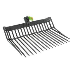 Widły do stajni Premium, bez trzonka, czarny, Kerbl-347549056