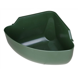 Karmidło narożne, oliwka, 31 l, 60 x 30 x 45 cm, Kerbl-347551592