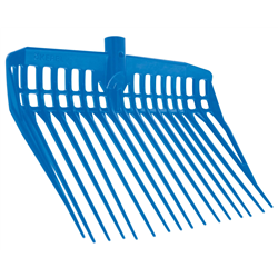Widły do stajni EcoFork, bez trzonka, niebieski, Kerbl-347755676