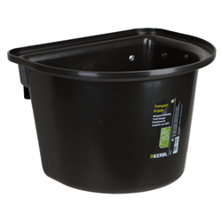 Żłób na paszę z zawiesiem, 12 l, czarny, Kerbl-347552205