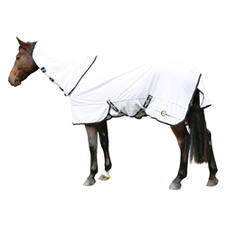 Derka przeciwowadowa dla konia RugBe SuperFly, biały, 165 cm, Covalliero-347777593