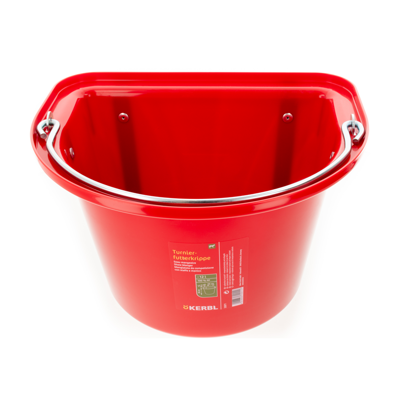 Żłób na paszę z zawiesiem i pałąkiem, 12 l, czerwony, Kerbl-347765895