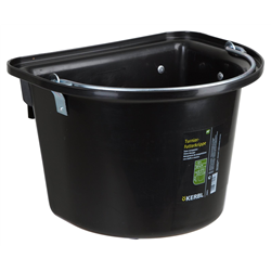 Żłób na paszę z zawiesiem i pałąkiem, 12 l, czarny, Kerbl-347552164