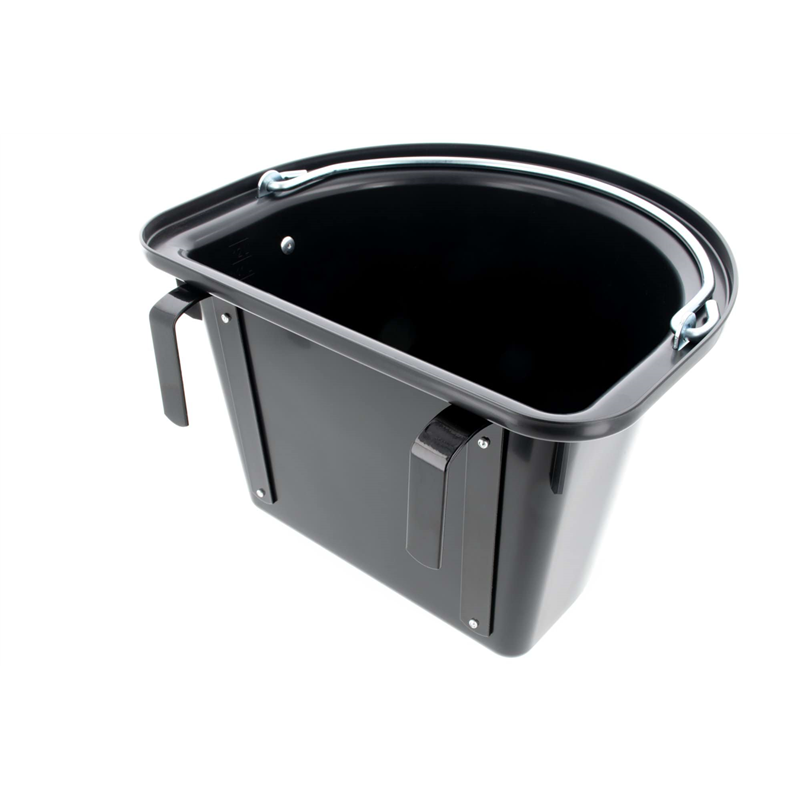 Żłób na paszę z zawiesiem i pałąkiem, 12 l, czarny, Kerbl-347552165