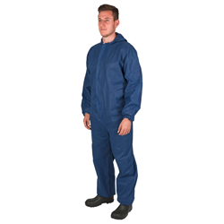 Kombinezon ochronny Basic, niebieski, roz XXL, z kapturem, Kerbl-347761342