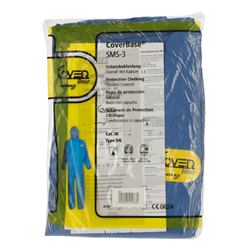 Kombinezon ochronny, niebieski, 3-warstwowy, roz. XXXL, 55 g/m2, Kerbl-347761368