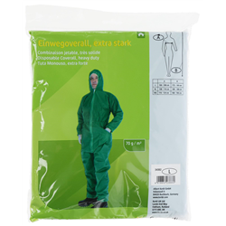 Kombinezon ochronny Basic, zielony, roz. XXL, z kapturem, Kerbl-347761299