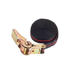 Pas transportowy jednoczęściowy z napinaczem, 5m x 25mm, 245 kg, 0,5  kN, czarny-czerwony, Kerbl Works-347547708
