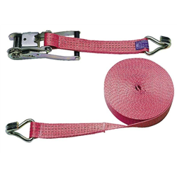 Pas transportowy z napinaczem, 8m x 50mm, 5000 kg, 3,0 kN, czerwony, Kerbl Works-347547614