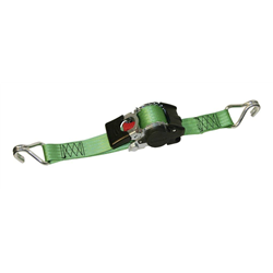 Pas transportowy z napinaczem i funkcją zwijania, 1,8m x 50mm, 1500 kg, 0,75 kN, zielony, Kerbl Works-347761568