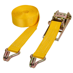 Pas transportowy z napinaczem, 8m x 75mm, 10 000 kg, 5,0 kN, żółty, Kerbl Works-347547596