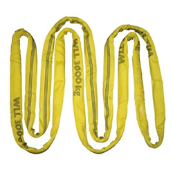 Zawiesie pasowe bezkońcowe , 3 m, udźwig 3000 kg, żółty, Kerbl Works-347547518