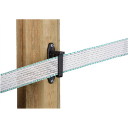 Izolator przybijany, do taśmy 40 mm Easy Tape, czarny, Kerbl-347764228