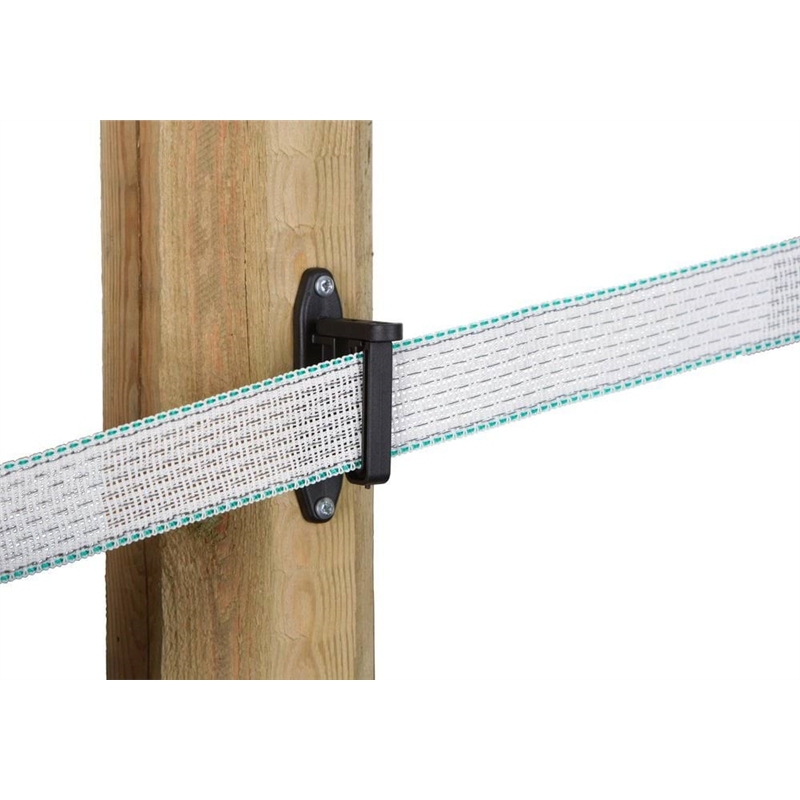 Izolator przybijany, do taśmy 40 mm Easy Tape, czarny, Kerbl-347764228