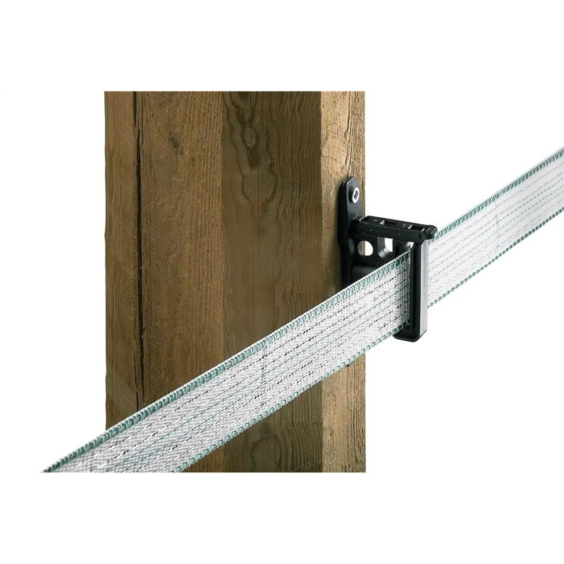 Izolator przybijany, do taśmy 40 mm Easy Tape, czarny, Kerbl-347764229
