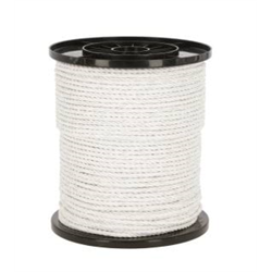 Linka ogrodzeniowa BASIC, 200 m x 6 mm, biała, Kerbl-347551890