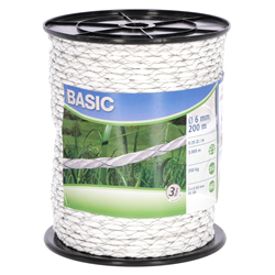 Linka BASIC, 200 m x 6 mm, biała, Kerbl-347765583