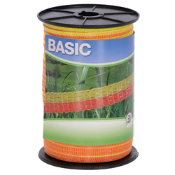 Taśma ogrodzeniowa BASIC, 250m x 10mm, żółto-pomarańczowa, Kerbl-347765579