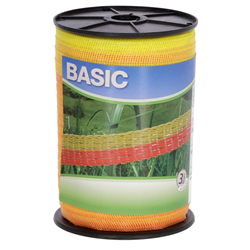 Taśma ogrodzeniowa BASIC, 200m x 20mm, żółto-pomarańczowa, Kerbl-347551954