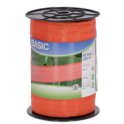Taśma ogrodzeniowa BASIC, 200m x 40mm, pomarańczowa, Kerbl-347551860