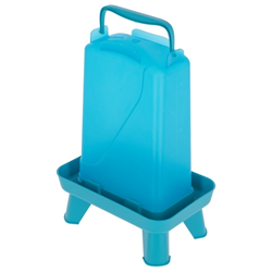 Poidło dla drobiu prostokątne 3,5 l, plastikowe, niebieskie, Kerbl-347920281