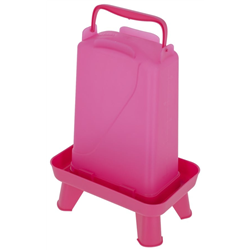 Poidło dla drobiu prostokątne 3,5 l, plastikowe, różowe, Kerbl-347920283