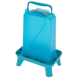 Karmidło dla drobiu prostokątne 5,5 l, plastikowy, niebieskie, Kerbl-347920278