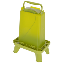 Karmidło dla drobiu prostokątne 3,5 l, plastikowy, zielone, Kerbl-347920276
