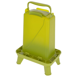Karmidło dla drobiu prostokątne 5,5 l, plastikowy, zielone, Kerbl-347920277