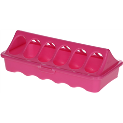 Karmidło dla kur 20 cm x 9 cm, różowe, Kerbl-347545880