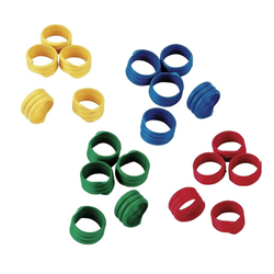 Opaski spiralne dla drobiu, 16 mm, mieszane, 100 szt., Kerbl-347762690